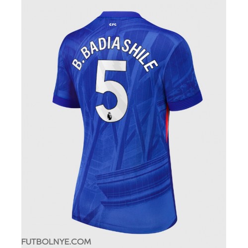 Camiseta Chelsea Benoit Badiashile #5 Primera Equipación para mujer 2025-26 manga corta